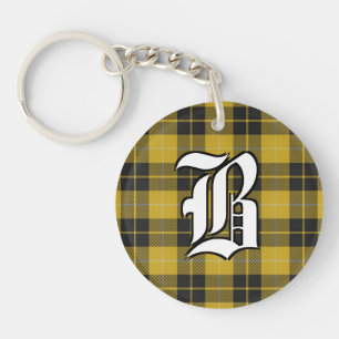 Scots Clan Barclay Tartan Plaid Keychain