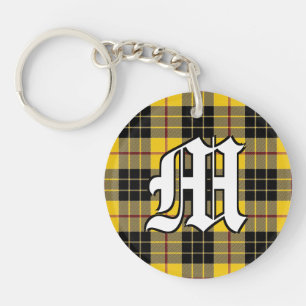 Scots Clan MacLeod 2 in 1 Tartan Plaid Keychain