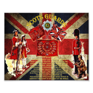 Scots Guards 1642-present day Photo. Photo Print