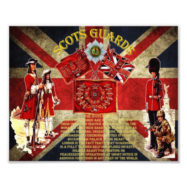 Scots Guards 1642-present day Photo. Photo Print (Front)