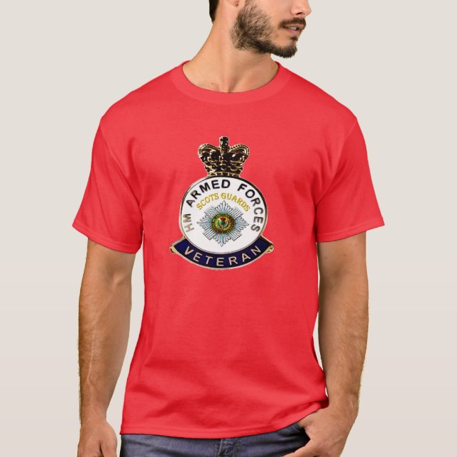 Scots Guards Veteran's T-Shirt (Front)