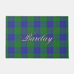 Scots Vista Clan Barclay Hunting Tartan Plaid Doormat