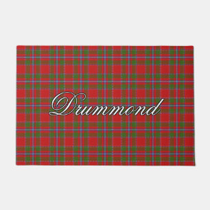 Scots Vista Clan Drummond Tartan Plaid Doormat