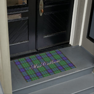 Scots Vista Clan MacCallum Tartan Plaid Doormat
