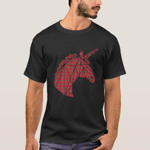 Scotsman Scotland Unicorn Plaid Tartan Day Scottis T-Shirt