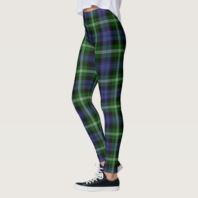 Scotstee Clan Baillie Tartan Women Leggings (Left)