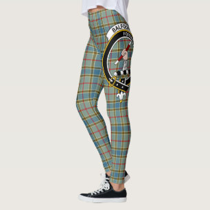 Scotstee Clan Balfour Crest Tartan Women Leggings