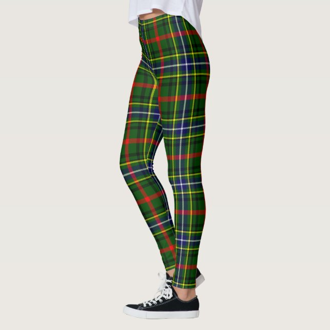 Scotstee Clan Bisset Tartan Women Leggings (Left)