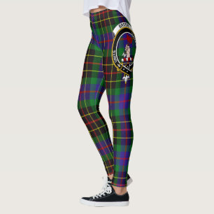 Scotstee Clan Brodie Hunting Crest Tartan Women  Leggings