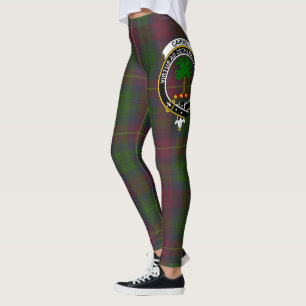 Scotstee Clan Cairns Hunting Crest Tartan Women Leggings