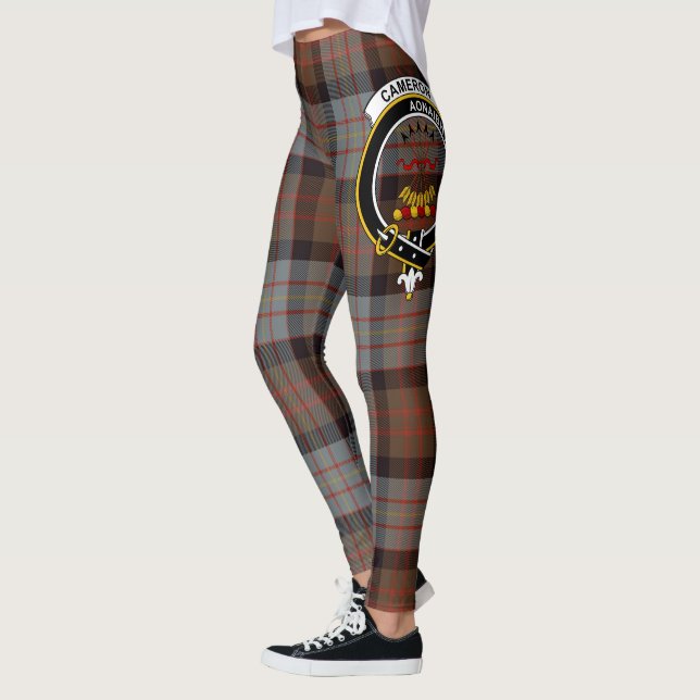 Scotstee Clan Cameron Of Erracht Weathered Crest Leggings (Left)