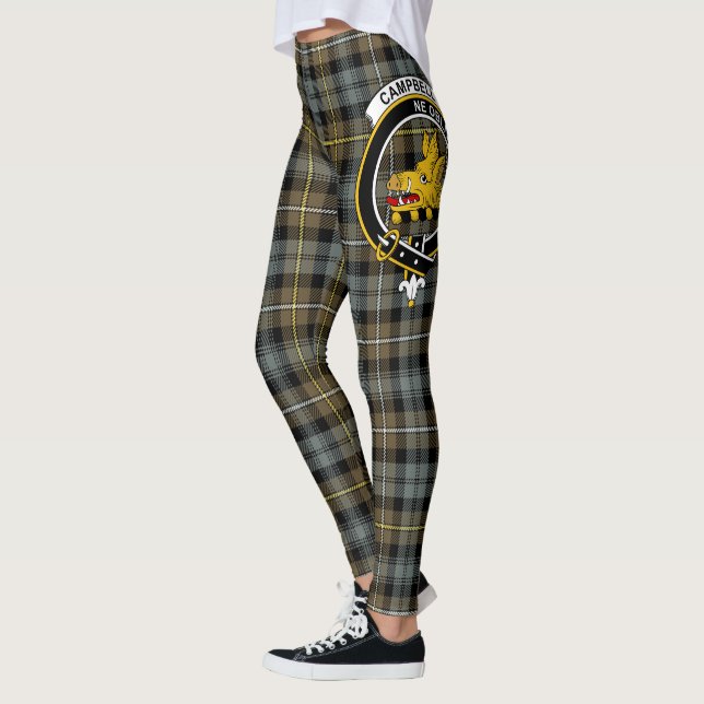Scotstee Clan Campbell Argyll Weathered Crest Leggings (Left)
