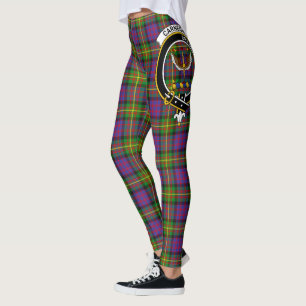 Scotstee Clan Carnegie Crest Tartan Women Leggings