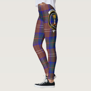 Scotstee Clan Chisholm Hunting Modern Crest Tartan Leggings