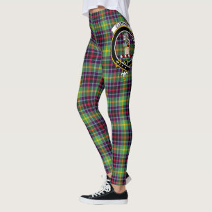 Scotstee Clan Clephane Crest Tartan Women Leggings