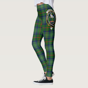 Scotstee Clan Cranstoun Crest Tartan Women Legging
