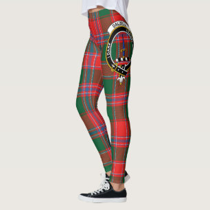 Scotstee Clan Dalzell Crest Tartan Women Leggings