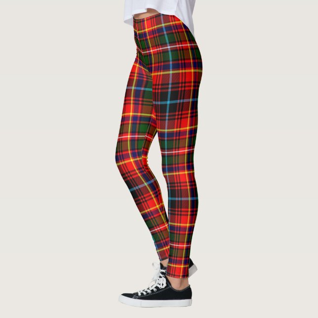 Scotstee Clan Denniston Orginal Tartan Women Leggings (Left)