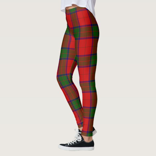 Scotstee Clan Donnachaidh Robertson Tartan Women L Leggings (Left)