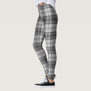 Scotstee Clan Douglas Grey Modern Tartan Women Leggings