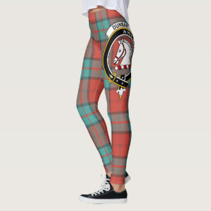 Scotstee Clan Dunbar Ancient Crest Tartan Women Leggings