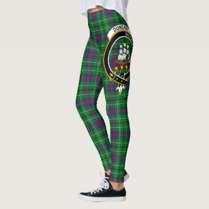 Scotstee Clan Duncan Modern Crest Tartan Women Leggings