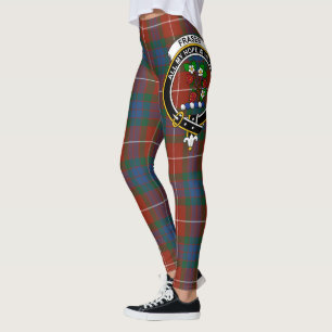 Scotstee Clan Fraser Ancient Crest Tartan Women Leggings