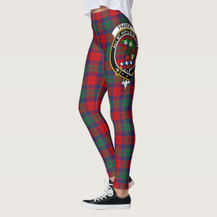 Scotstee Clan Fraser of Altyre Crest Tartan Women  Leggings