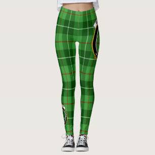 Scotstee Clan Galloway District Crest Tartan Women Leggings
