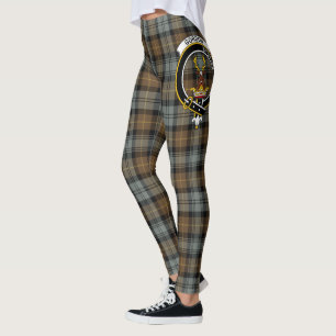 Scotstee Clan Gordon Weathered Crest Tartan Women  Leggings