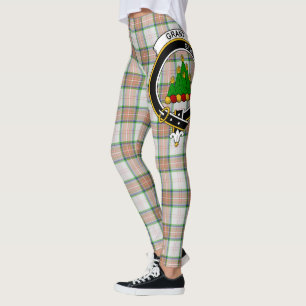 Scotstee Clan Grant of Auchnarrow Crest Tartan Leggings