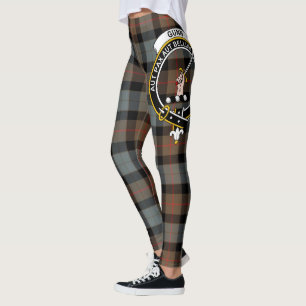 Scotstee Clan Gunn Weathered Crest Tartan Women Leggings
