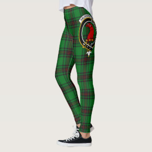 Scotstee Clan Halkerston Crest Tartan Women Leggings