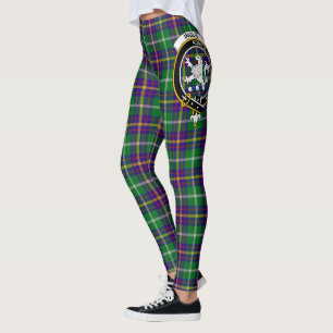 Scotstee Clan Inglis Crest Tartan Women Leggings
