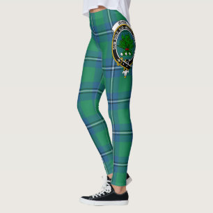 Scotstee Clan Irvine Ancient Crest Tartan Women Leggings