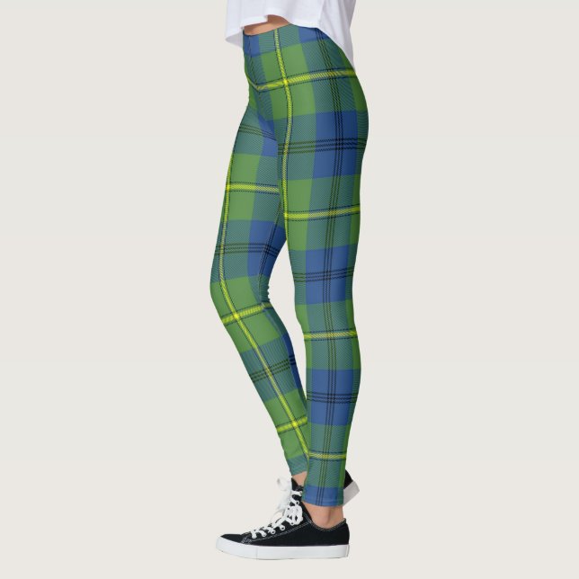 Scotstee Clan Johnston Ancient Tartan Women Leggings (Left)
