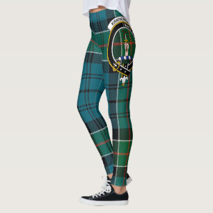 Scotstee Clan Kirkpatrick Crest Tartan Women Leggings