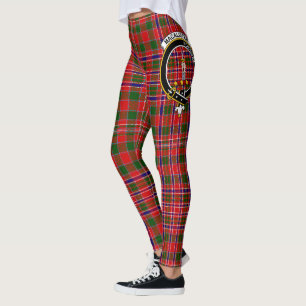 Scotstee Clan MacAlister Crest Tartan Women Leggings