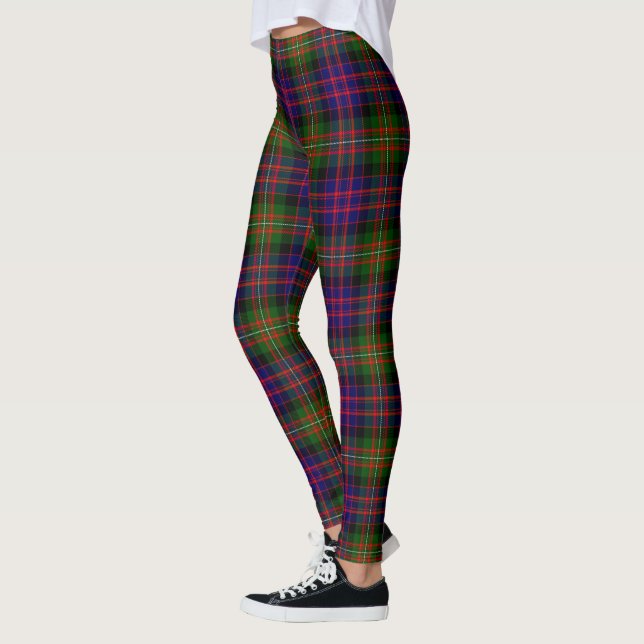 Scotstee Clan MacDonell Of Glengarry Modern Tartan Leggings (Left)