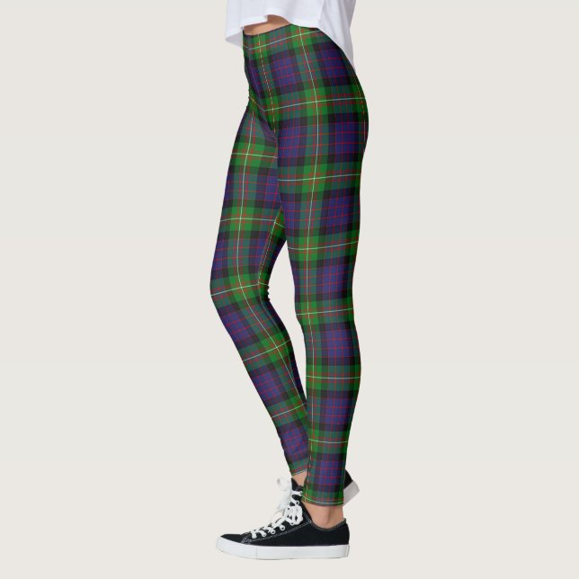 Scotstee Clan MacDonell of Glengarry Tartan Women  Leggings (Left)