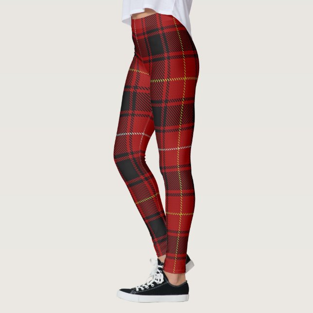 Scotstee Clan MacIver Tartan Femmes Leggings (Gauche)