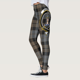 Scotstee Clan MacKay Weathered Crest Tartan Women Leggings