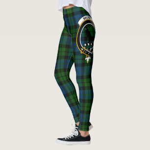 Scotstee Clan MacKie Crest Tartan Women Leggings