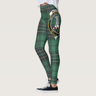 Scotstee Clan MacLean Crest Tartan Women Leggings