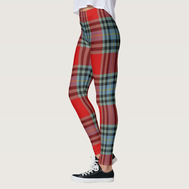 Scotstee Clan MacLeay Tartan Women Leggings (Left)