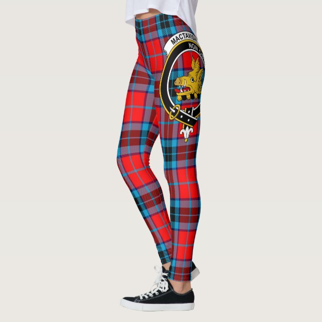 Scotstee Clan MacTavish Crest Tartan Women Legging (Left)