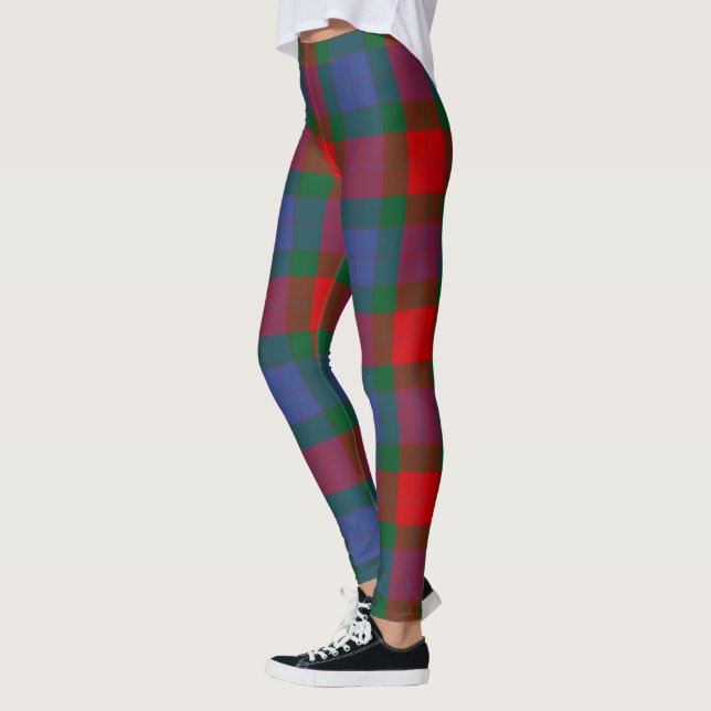 Scotstee Clan Mar Ancient Tartan Women Leggings (Left)