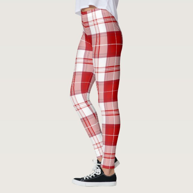 Scotstee Clan Maxwell Plaid Ancient Tartan Women Leggings (Left)