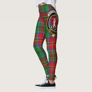 Scotstee Clan McCulloch Crest Tartan Women Legging
