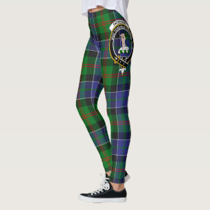 Scotstee Clan Paterson Crest Tartan Women Leggings